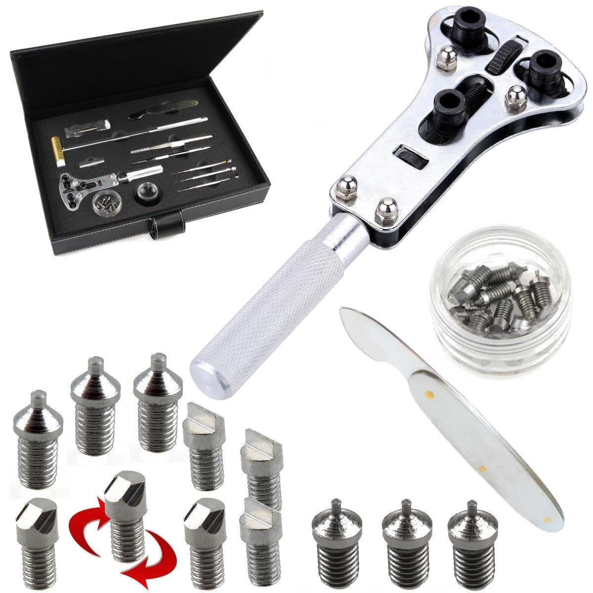 Surtido de herramientas de relojero S1 DELUXE HORLOGICAL 2 Kits de