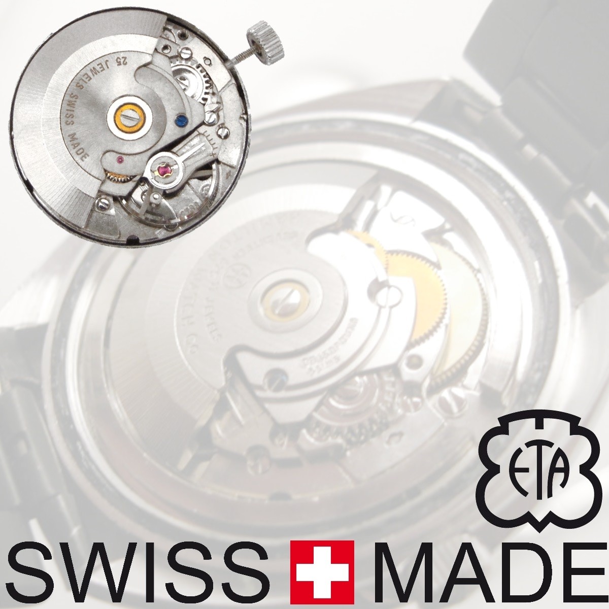 Mouvement Montre Automatique Titan ETA 2783 - 28,9 Mm - Pour Pièces Détachées
