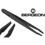 Pinzas BERGEON 93305 ESD en fibra de carbono para relojero