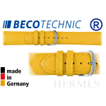 Correa Beco Technic HERMES, amarillo acero 22mm