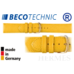 Correa Beco Technic HERMES, amarillo dorado 22mm