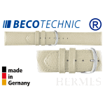 Correa Beco Technic HERMES, beige acero 22mm
