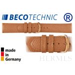 Correa Beco Technic HERMES, color miel, dorado 16mm