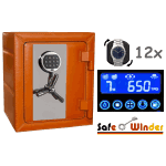 Caja fuerte & 12 watch winder = Safewinder® MASTER 120 OR