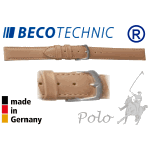 Correa para reloj Beco Technic POLO beige 10mm inox