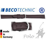Correa reloj Beco Technic POLO marrón oscuro 8mm inox